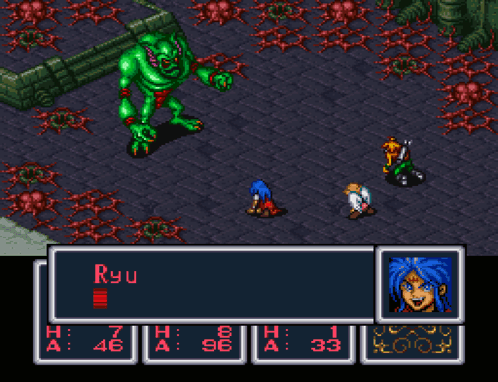 Ryu Talking to Another Character
