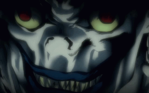 Ryuk Death Note Close Look GIF