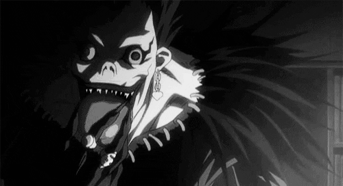 Ryuk Death Note Eating Apple GIF
