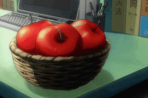 Ryuk Death Note Grabbing Apple GIF