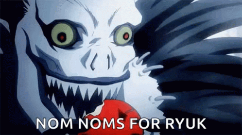 Ryuk Death Note Nom Noms GIF