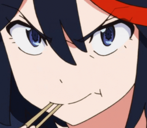 Ryuko Matoi Eating GIF