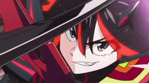 Ryuko Matoi Kill La Kill Fight Scene GIF