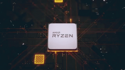 Ryzen Logo With Flame