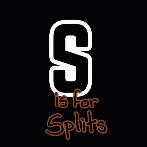 S Is For Splits Interactive Art GIF