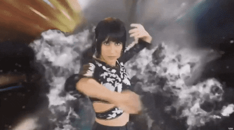 Saban Black Power Ranger Intro GIF