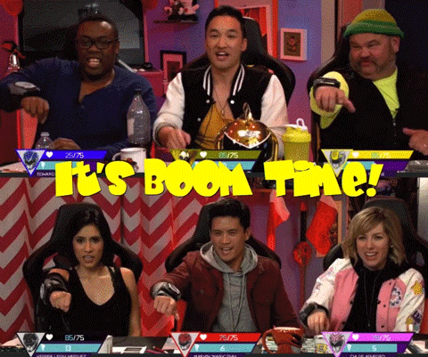 Saban It's Boom Time GIF
