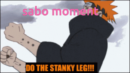 Sabo Moment Doing Stanky Leg GIF