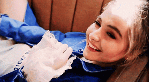 Sabrina Carpenter Tantalizing Smile GIF