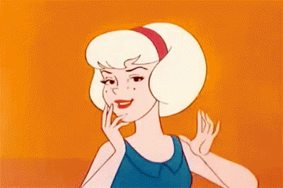 Sabrina Hair Winking GIF