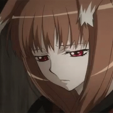 Sad Holo Looking Down Aesthetic GIF