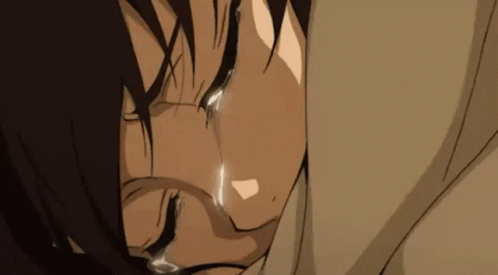 Sad Anime Boy Crying Aesthetic GIF