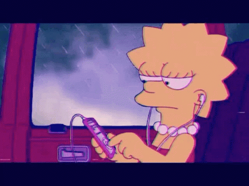 Sad Lisa Simpson Acting Depressed Aesthetic GIF