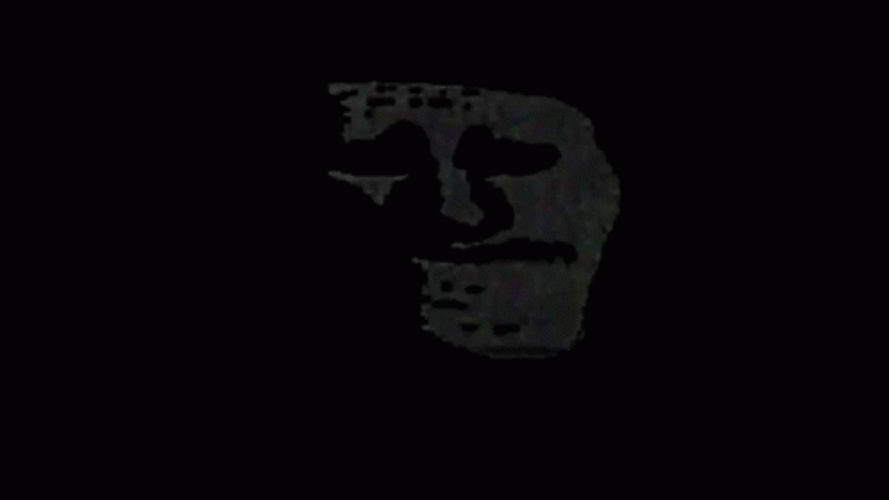 Dark Sad Creepy Troll Face GIF