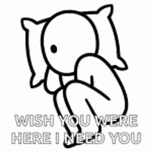 Sad Animation I Need You GIF