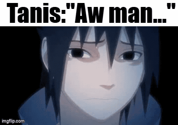 Sad Anime Character Tanis Saying Aw Man