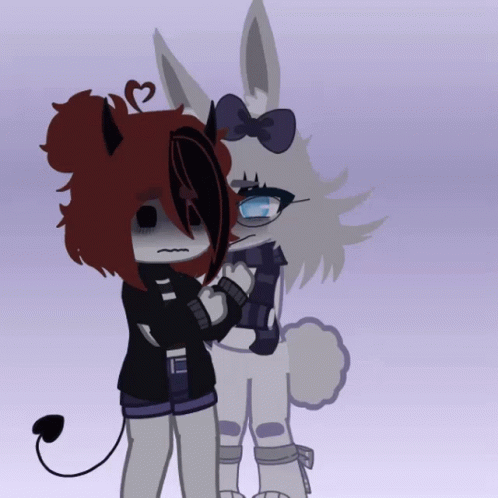 Sad Anime Gacha Hugging GIF