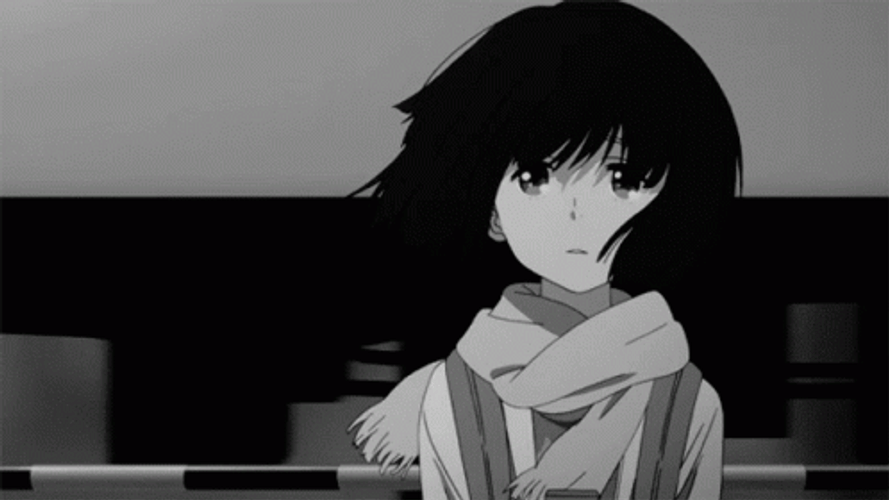 Sad Anime Girl Jun Naruse GIF
