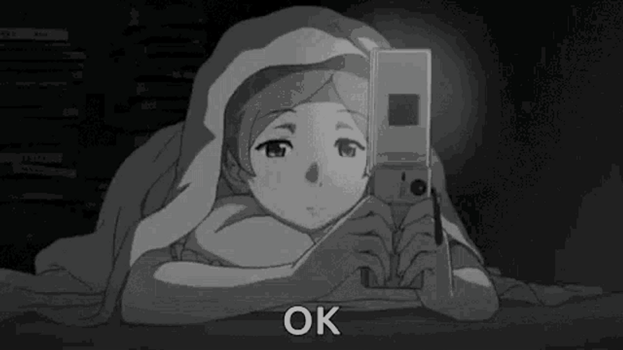 Sad Anime Girl Okay GIF