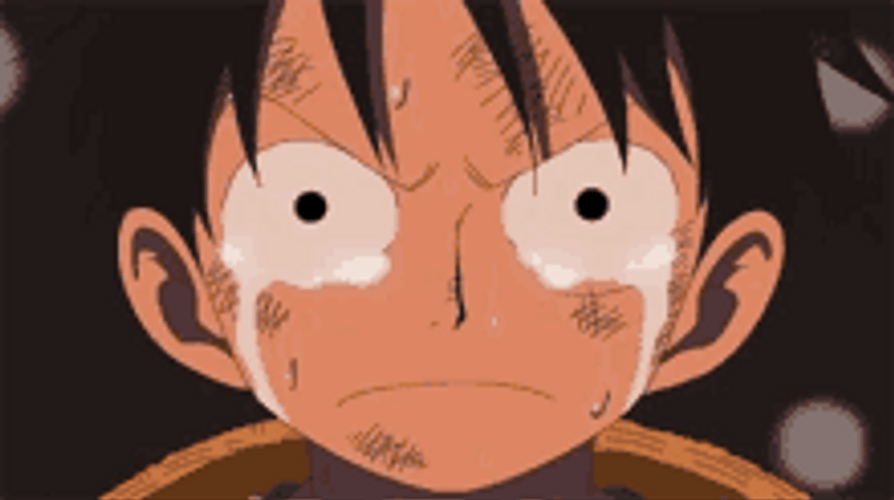 Sad Anime One Piece Luffy GIF