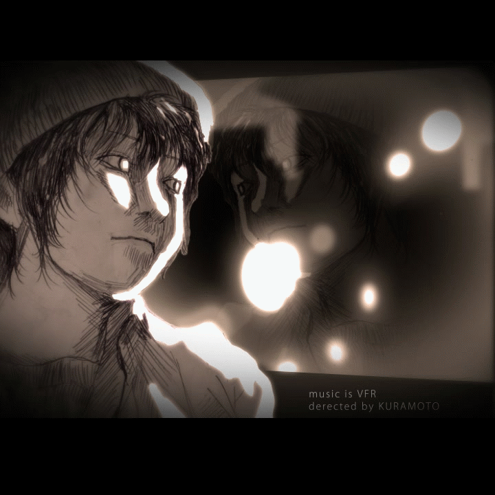 Sad Anime Strolling City At Night GIF