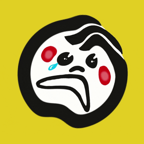 Sad Art Crying Emoji GIF