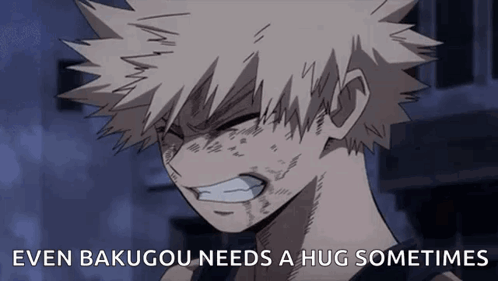 Sad Bakugo Needs Hug Sometimes GIF