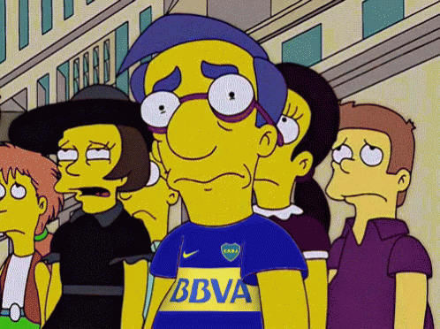 Sad Boy Milhouse Frowning The Simpsons GIF