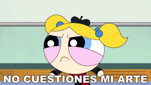 Sad Bubbles Powerpuff Girls GIF