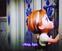 Sad Bye Anna Leaving Frozen GIF