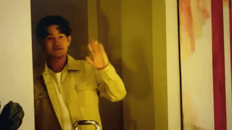 Sad Bye Korean Guy Waving GIF