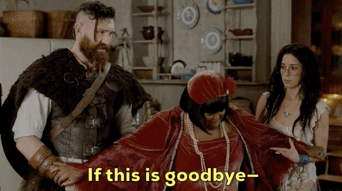 Sad Bye Melodramatic Chubby Black Lady GIF