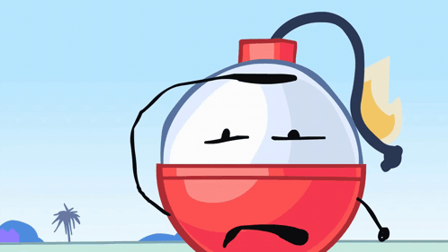 Sad Cartoon Bomb