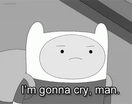 Sad Cartoon Saying I'm Gonna Cry Man GIF