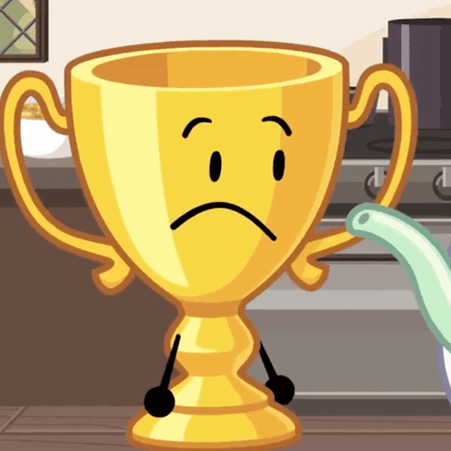 Sad Cartoon Trophy GIF