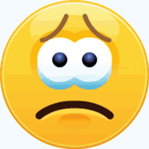 Sad & Crying Emoji GIF