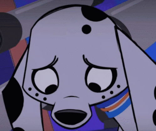 Sad Dalmatian Dog