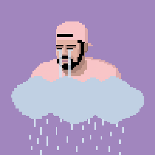 Sad Drake In Rain GIF