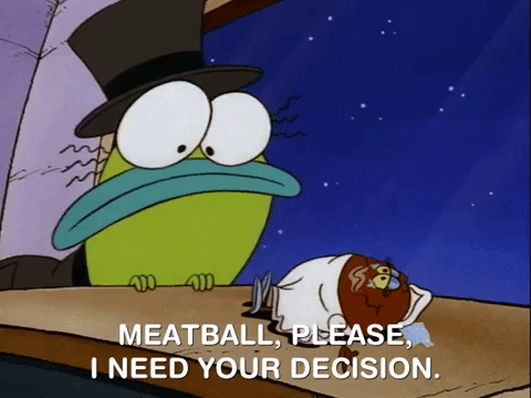 Sad Ed Bighead With Lying Meatball GIF