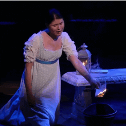 Sad Elizabeth Schuyler Hamilton Burning The Paper GIF