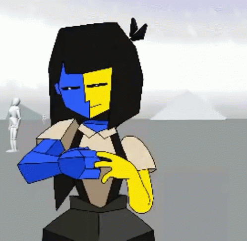 Sad Ena Scratching Hand GIF