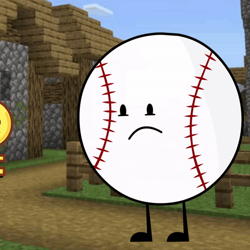 Sad Face Baseball