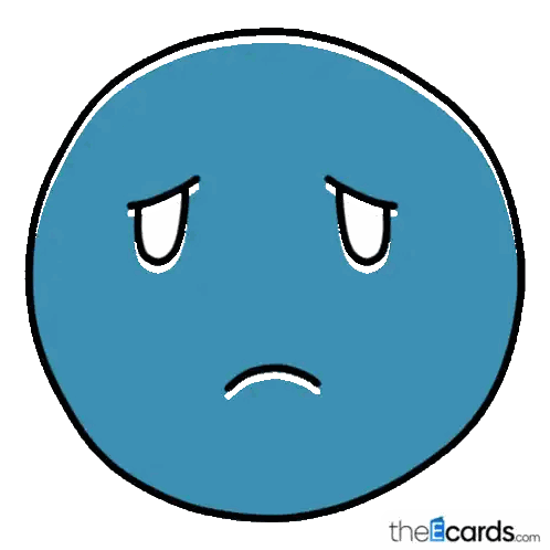 Sad Face Cartoon with TheEcards.com