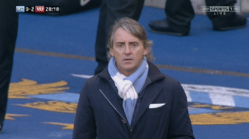 Sad Face Roberto Mancini Football GIF