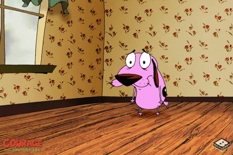 Sad Fall Break Courage The Cowardly Dog GIF