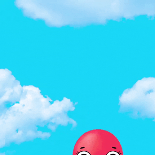 Sad Floating Balloon GIF