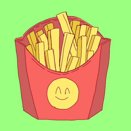 Sad French Fries GIF