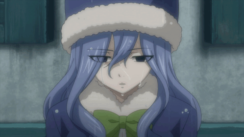Sad Girl Juvia Lockser Fairy Tail Anime GIF