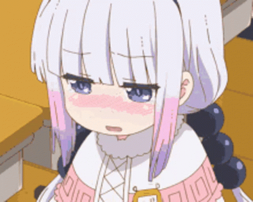 Sad Girl Kanna Kamui Kannas Daily Life Anime GIF