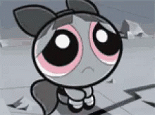 Sad Girl Powerpuff Girls Blossom Crying GIF
